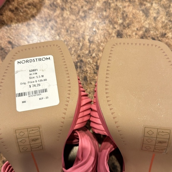 Dolce Vita Altin Platform Slide Sandal Pink Stella New No Box - Picture 12 of 12